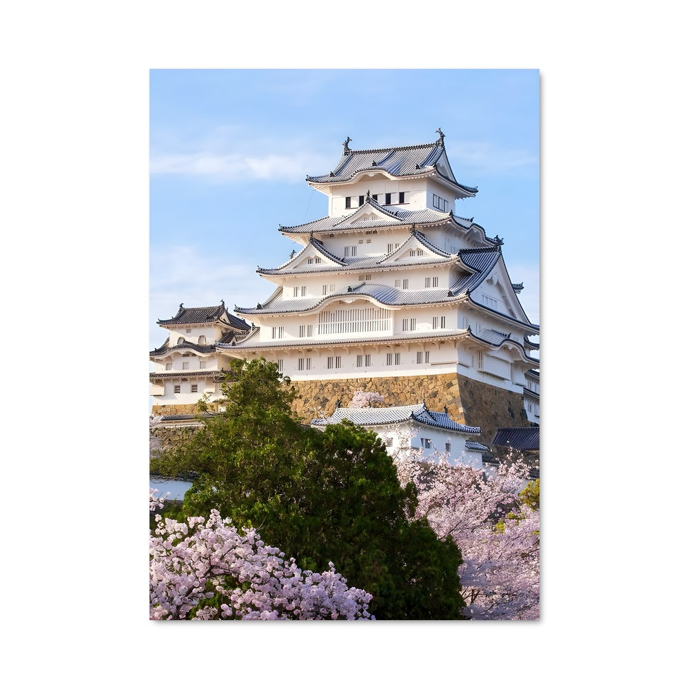 Poster Hanami au Château de Himeji
