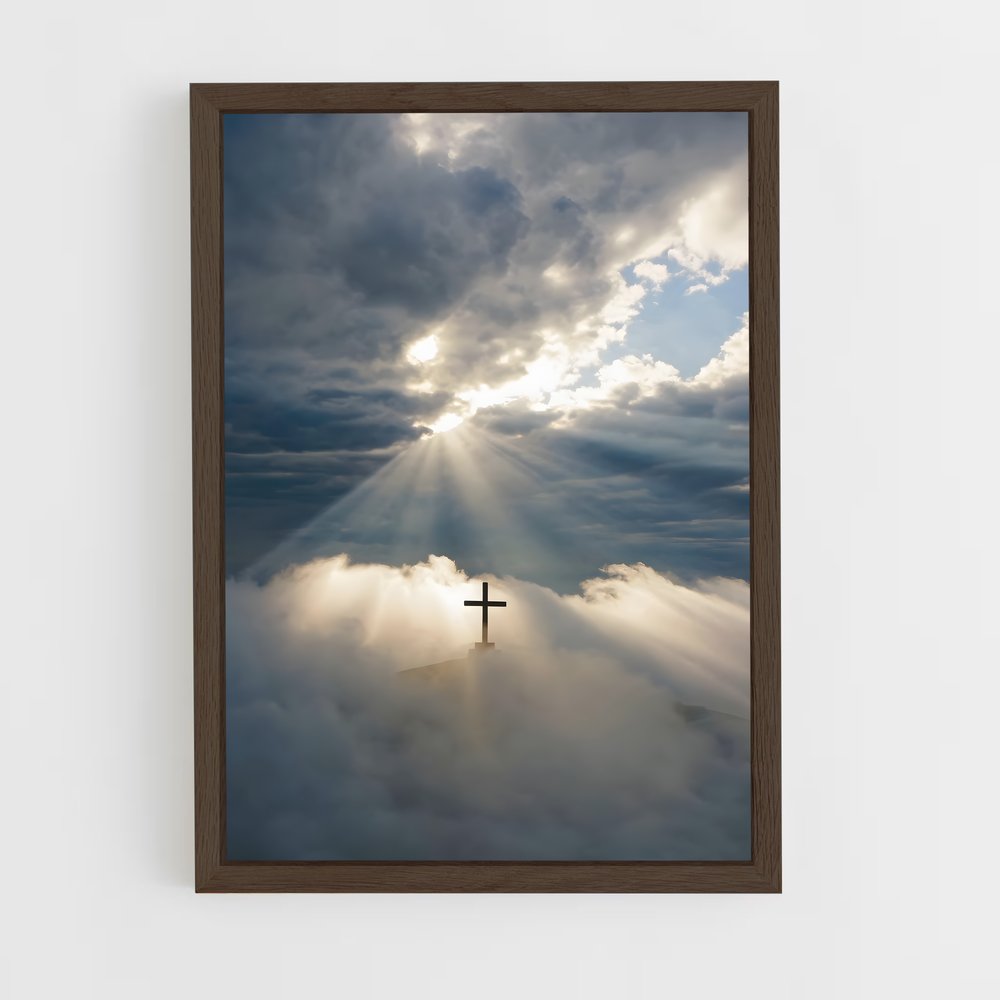 ap-holy cross-2 cadre Bois foncé