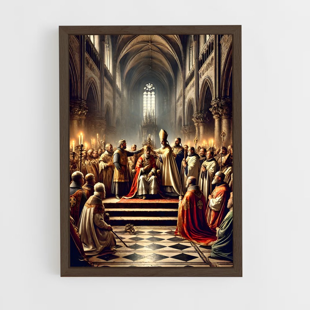 ap-holy roman empire-3 cadre Bois foncé