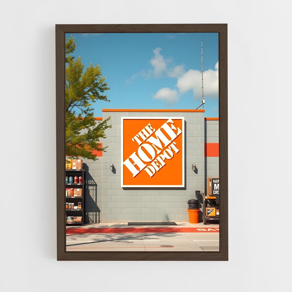 ap-home depot-1 cadre Bois foncé