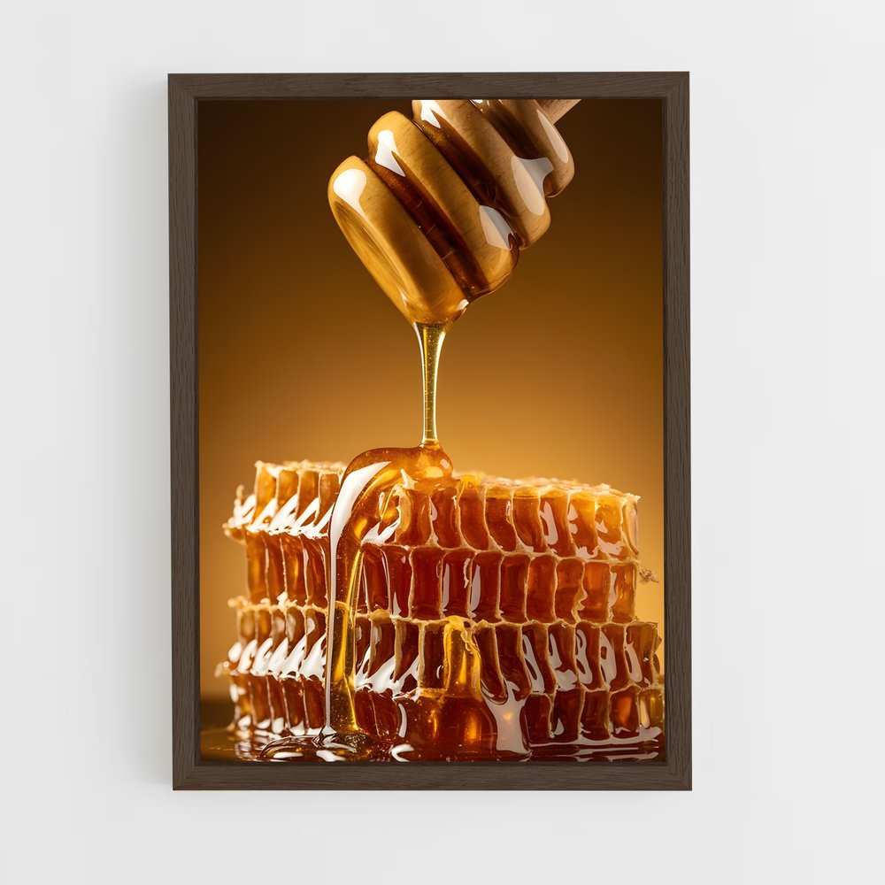 ap-honey-3 cadre Bois foncé