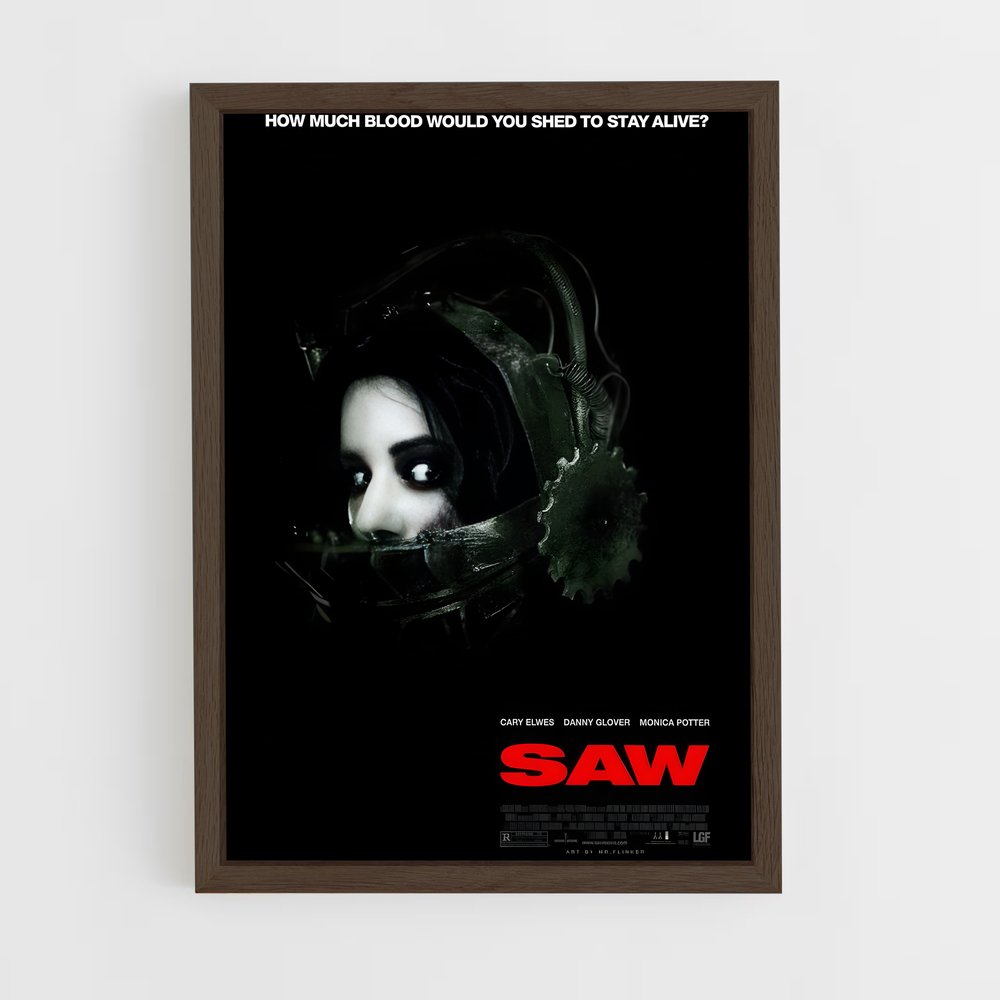 ap-horror movie-1 cadre Bois foncé