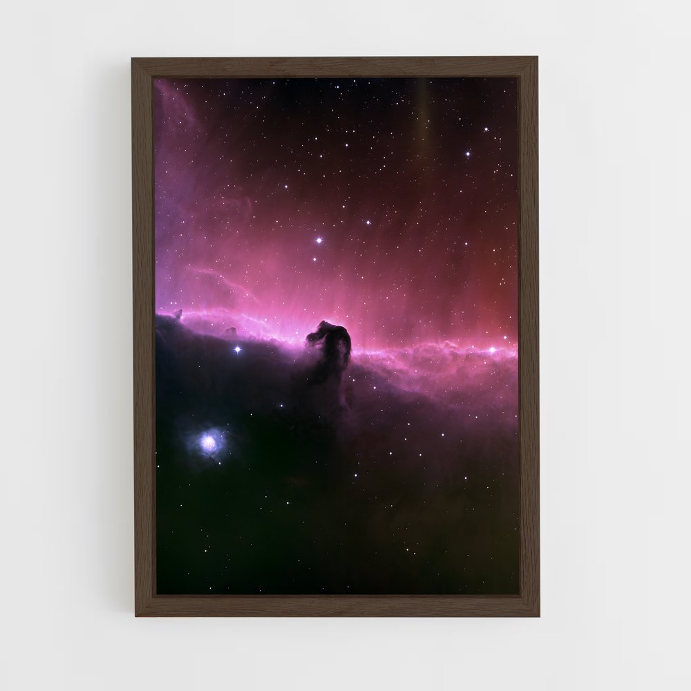 ap-horsehead nebula-2 cadre Bois foncé