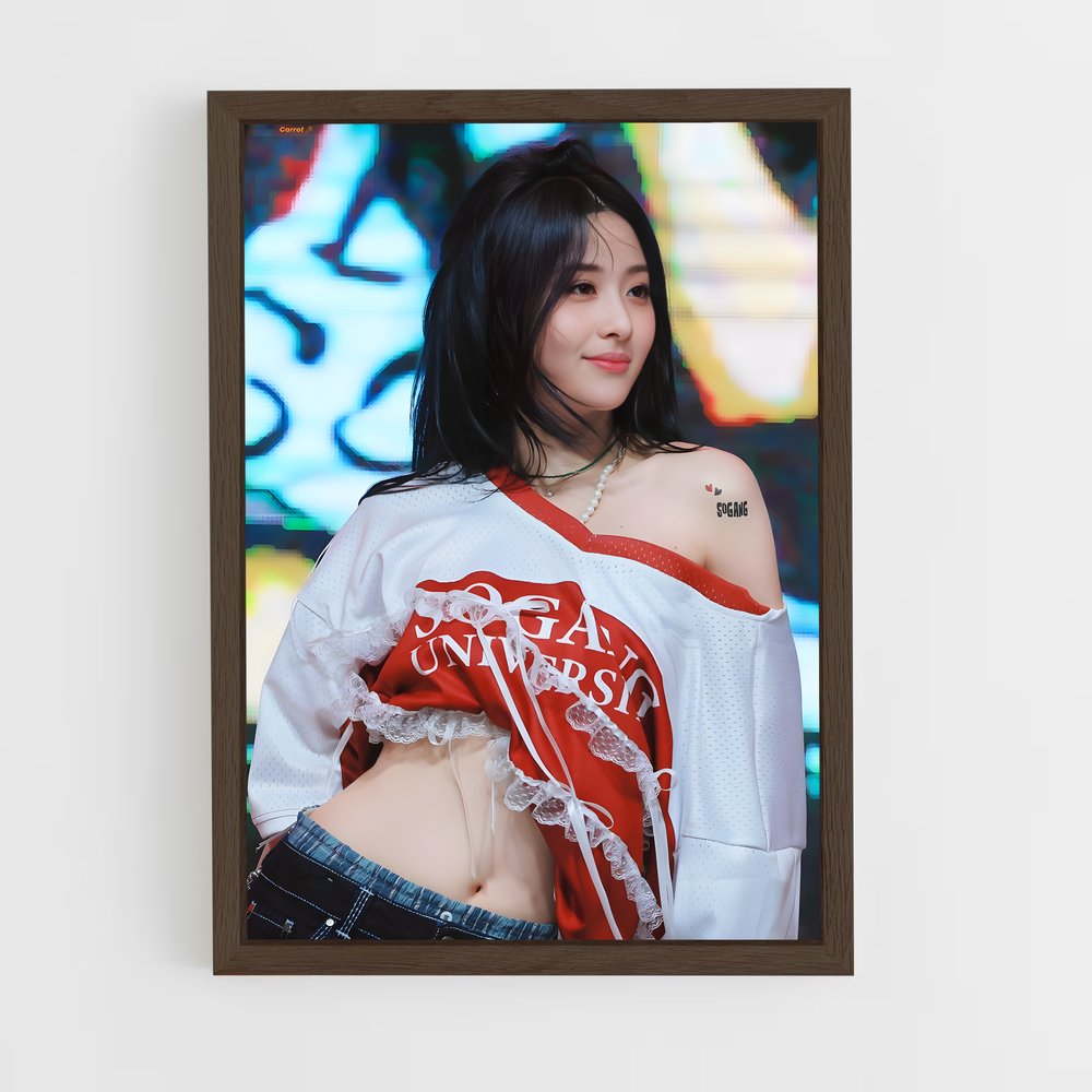 ap-huh yunjin-4 cadre Bois foncé