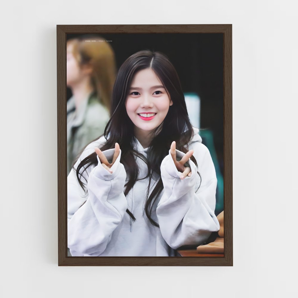 ap-hyojung-4 cadre Bois foncé