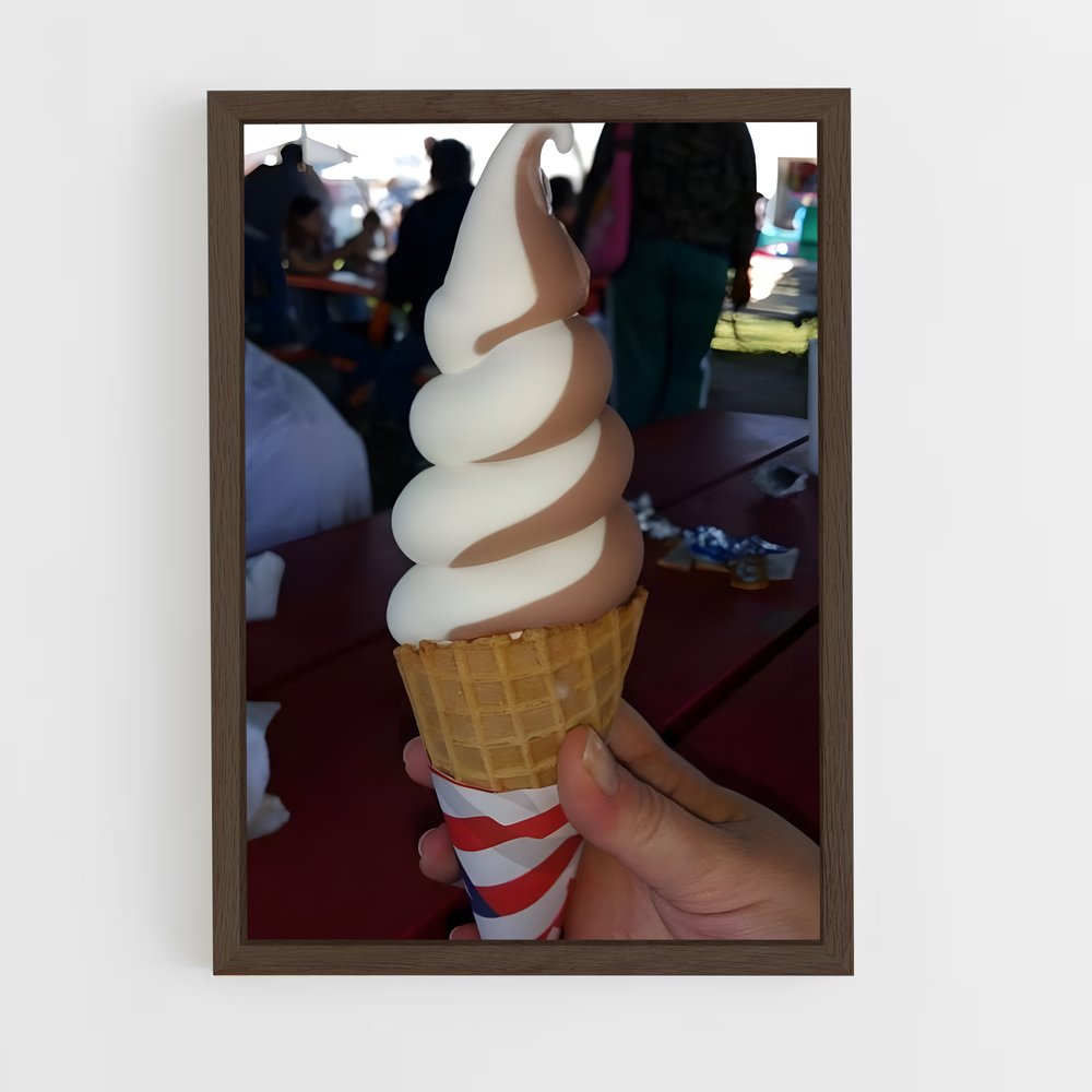 ap-ice cream-8 cadre Bois foncé