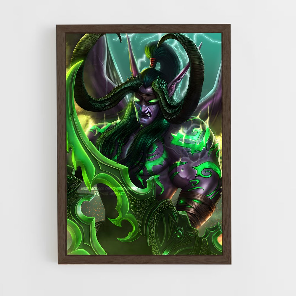 ap-illidan-8 cadre Bois foncé