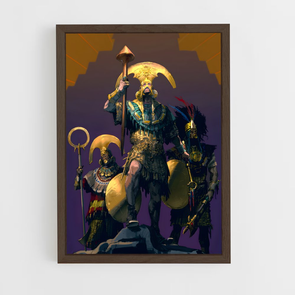 ap-inca mythology-1 cadre Bois foncé