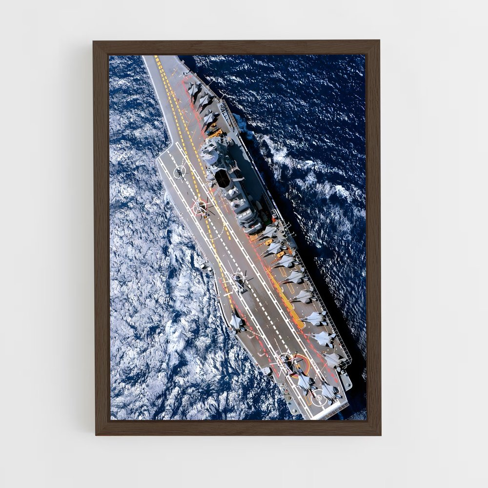 ap-ins vikramaditya-1 cadre Bois foncé