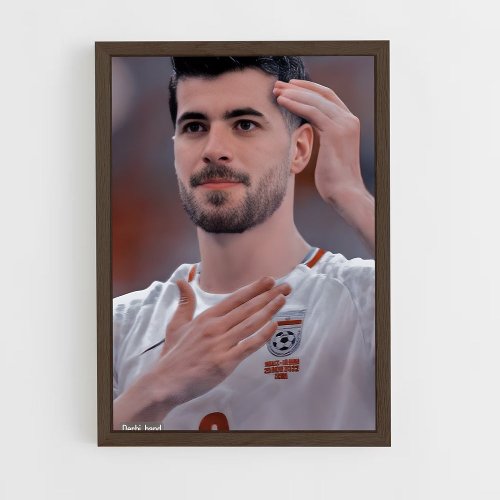 ap-iran national football team-12 cadre Bois foncé