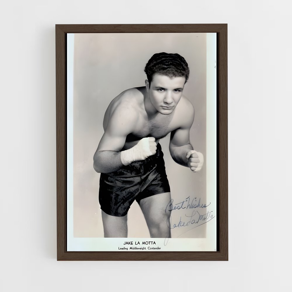 ap-jake lamotta-2 cadre Bois foncé