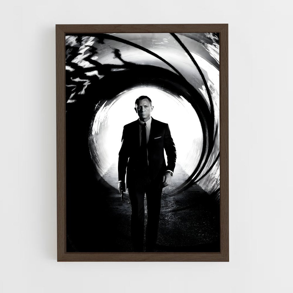 ap-james bond-10 cadre Bois foncé