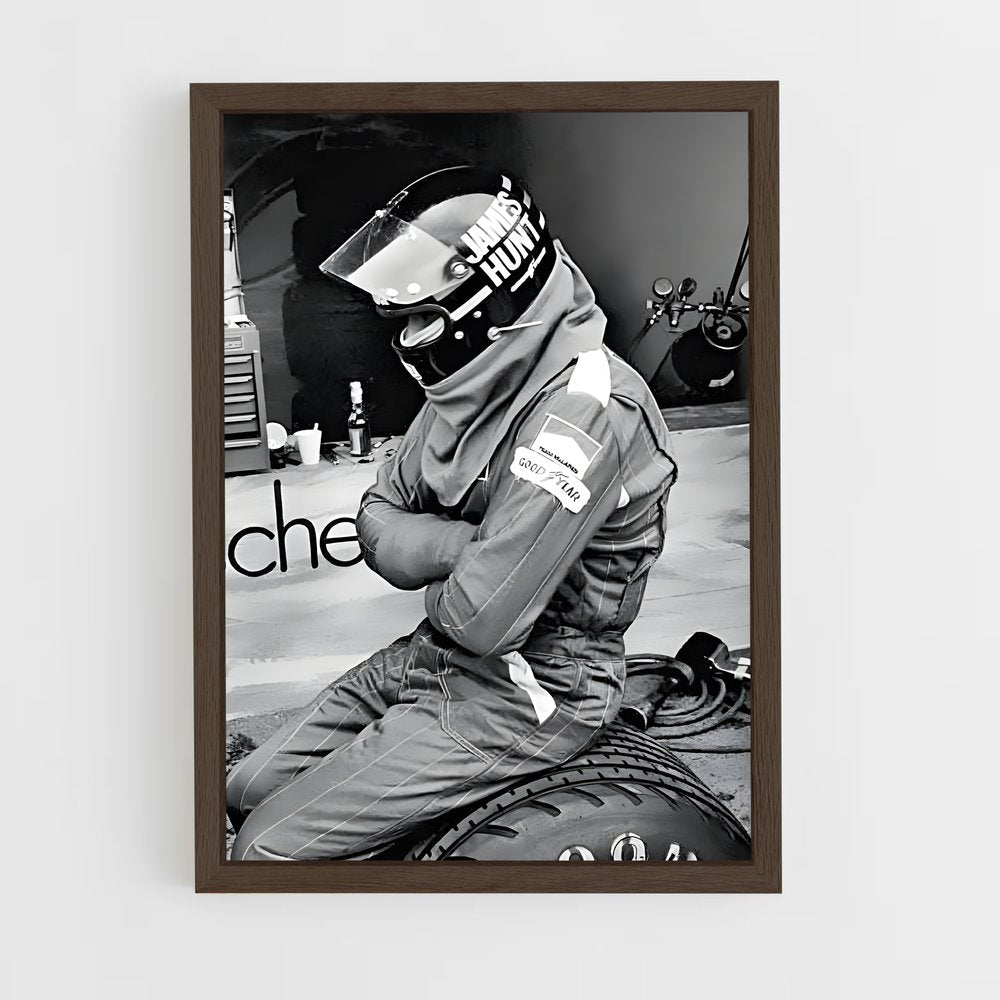 ap-james hunt-7 cadre Bois foncé