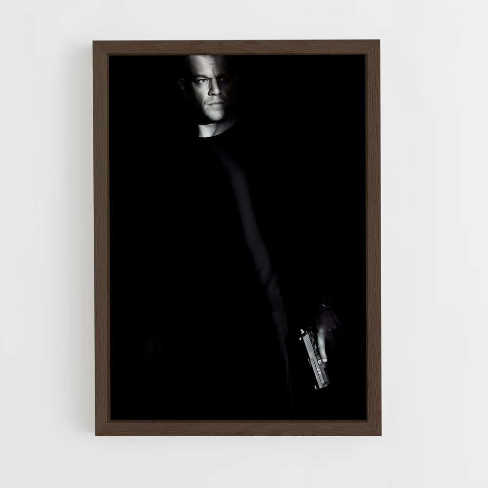 ap-jason bourne-1 cadre Bois foncé
