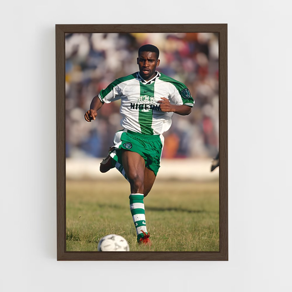 ap-jay-jay okocha-6 cadre Bois foncé