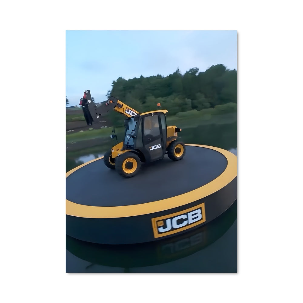 Poster Chargeur Jaune