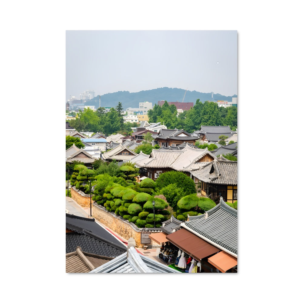 Poster Toits de Jeonju