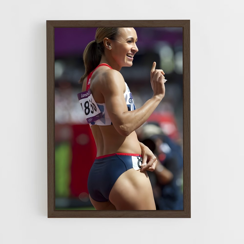 ap-jessica ennis-hill-7 cadre Bois foncé
