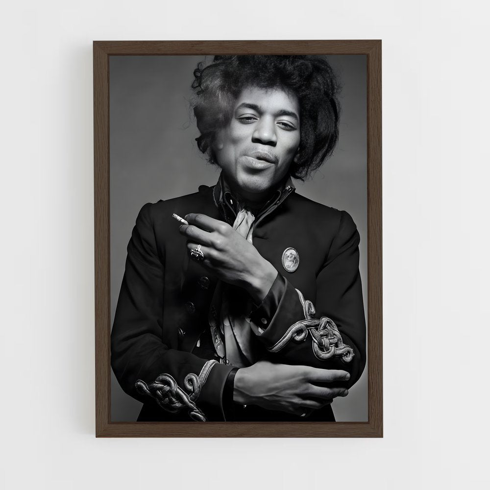 ap-jimi hendrix-2 cadre Bois foncé