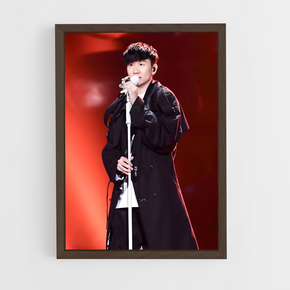 ap-jj lin-7 cadre Bois foncé