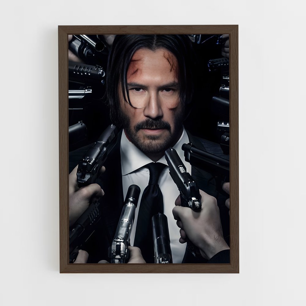 ap-john wick-1 cadre Bois foncé