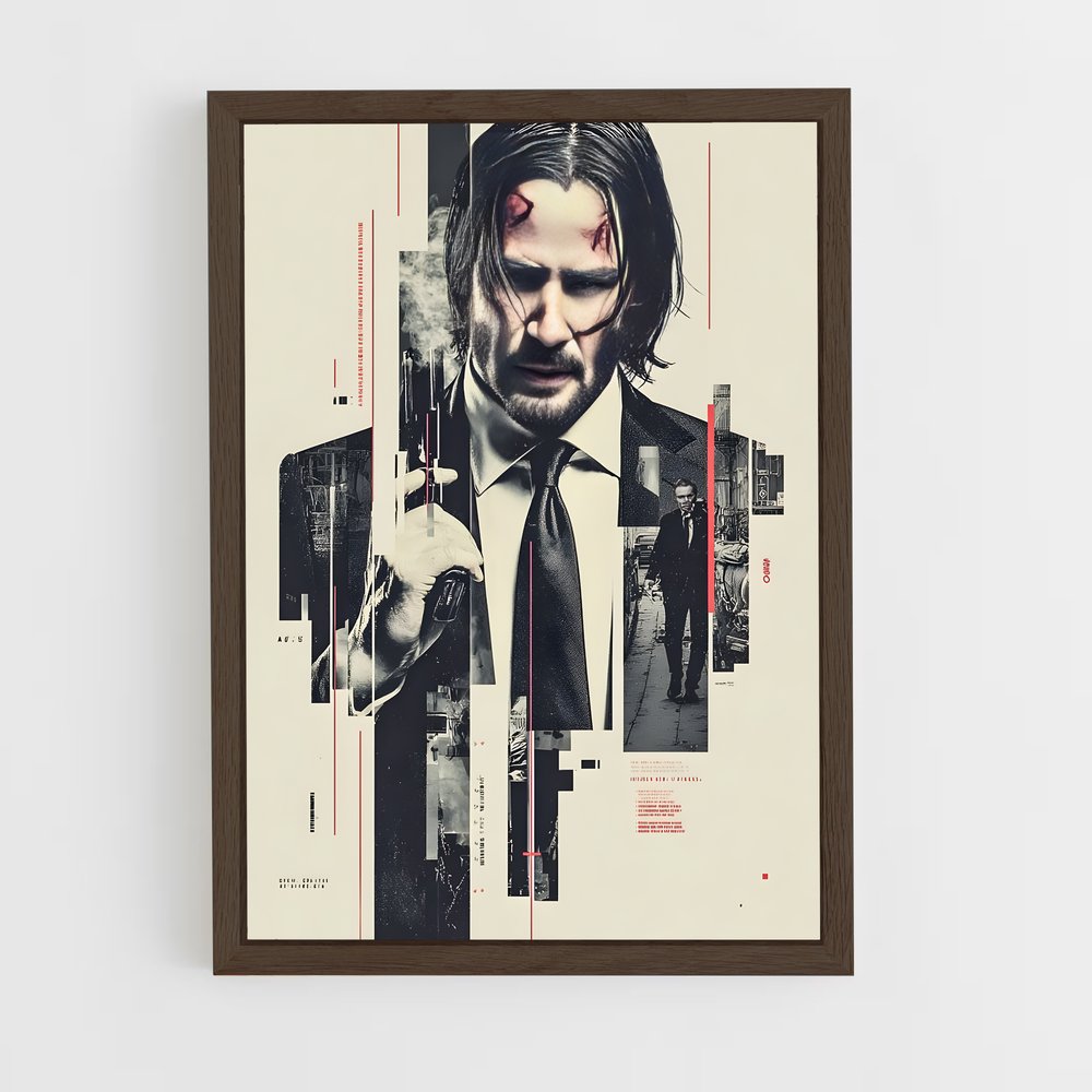 ap-john wick-10 cadre Bois foncé