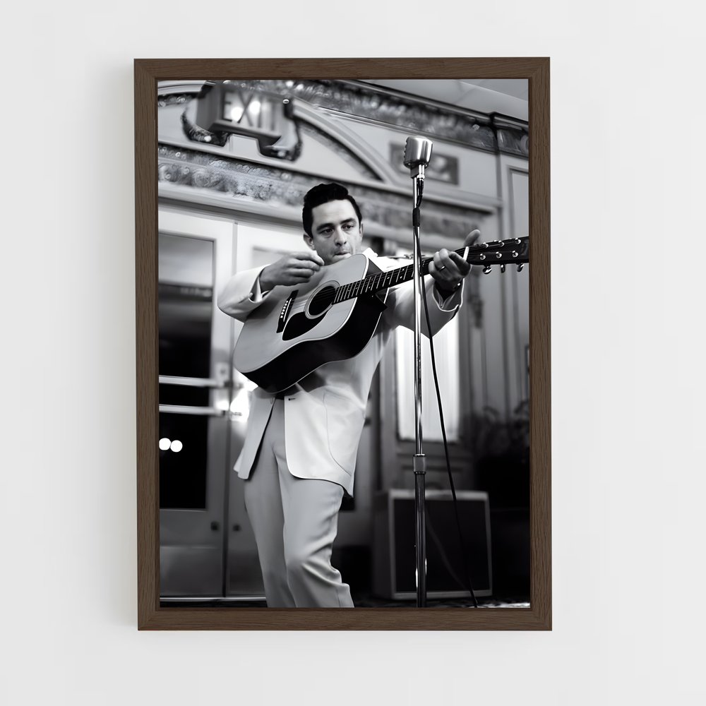 ap-johnny cash-5 cadre Bois foncé