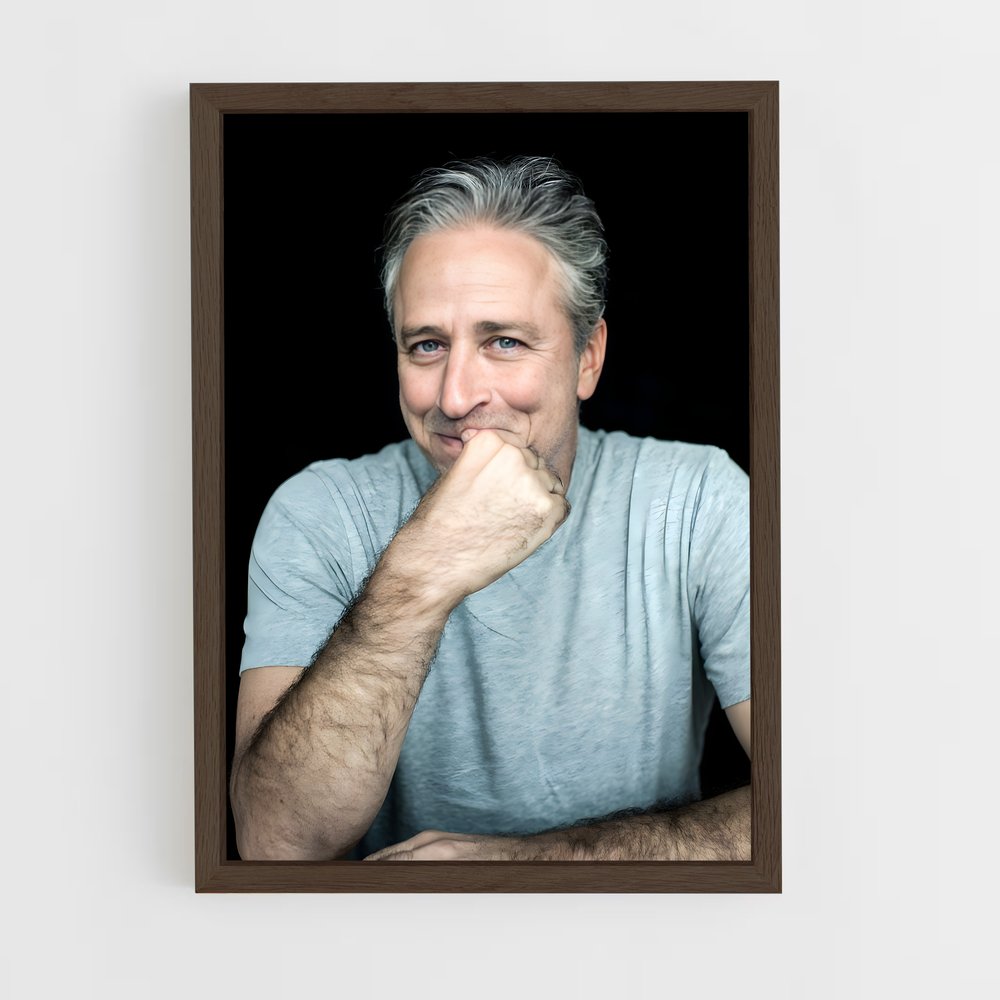 ap-jon stewart-3 cadre Bois foncé