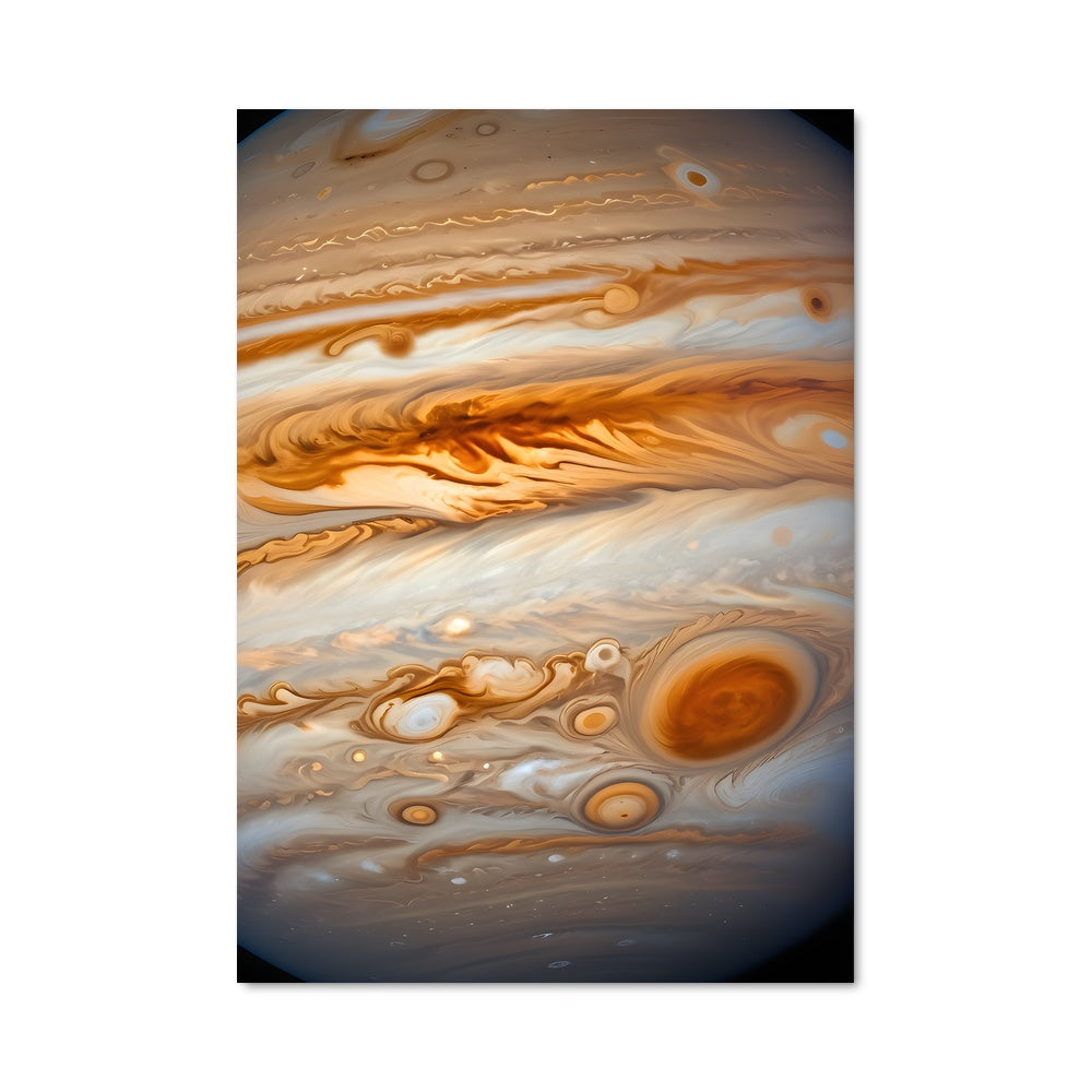 Poster Jupiter red spot 97734