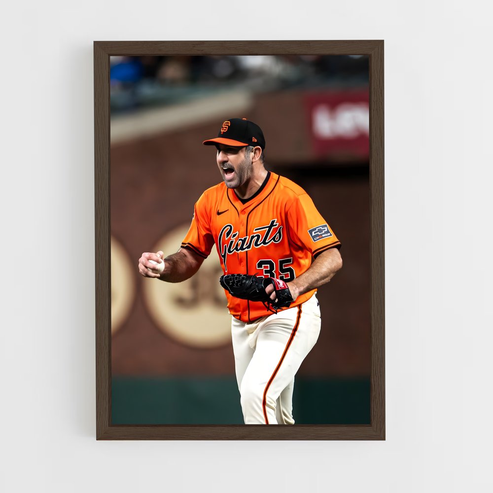 ap-justin verlander-1 cadre Bois foncé
