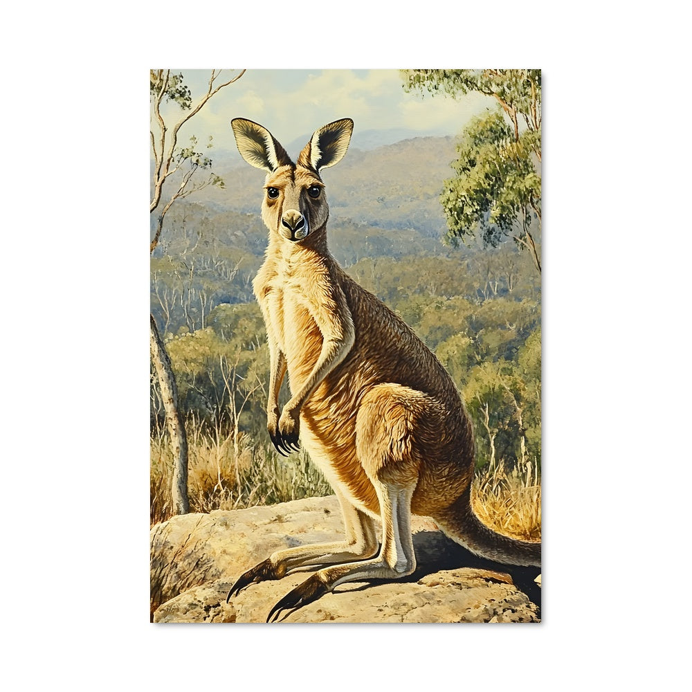 Poster Le Kangourou Sage