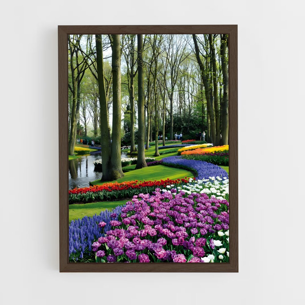 ap-keukenhof gardens-1 cadre Bois foncé