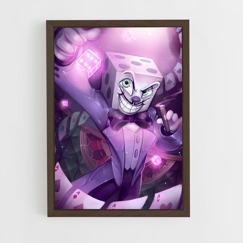 ap-king dice-2 cadre Bois foncé