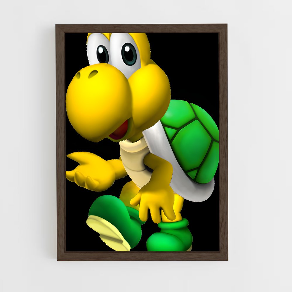 ap-koopa troopa-3 cadre Bois foncé
