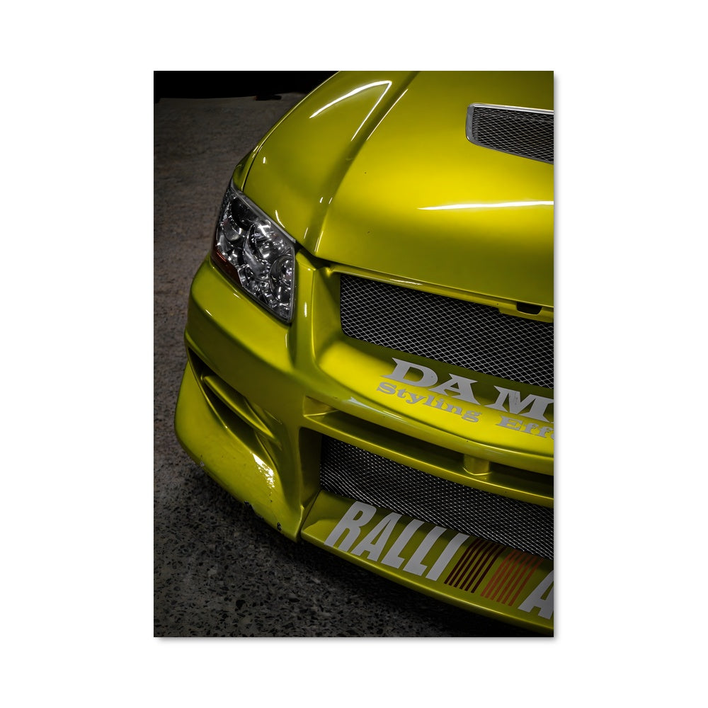 Poster Lancer Jaune