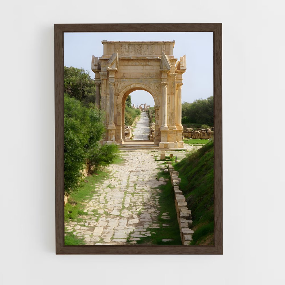 ap-leptis magna-2 cadre Bois foncé