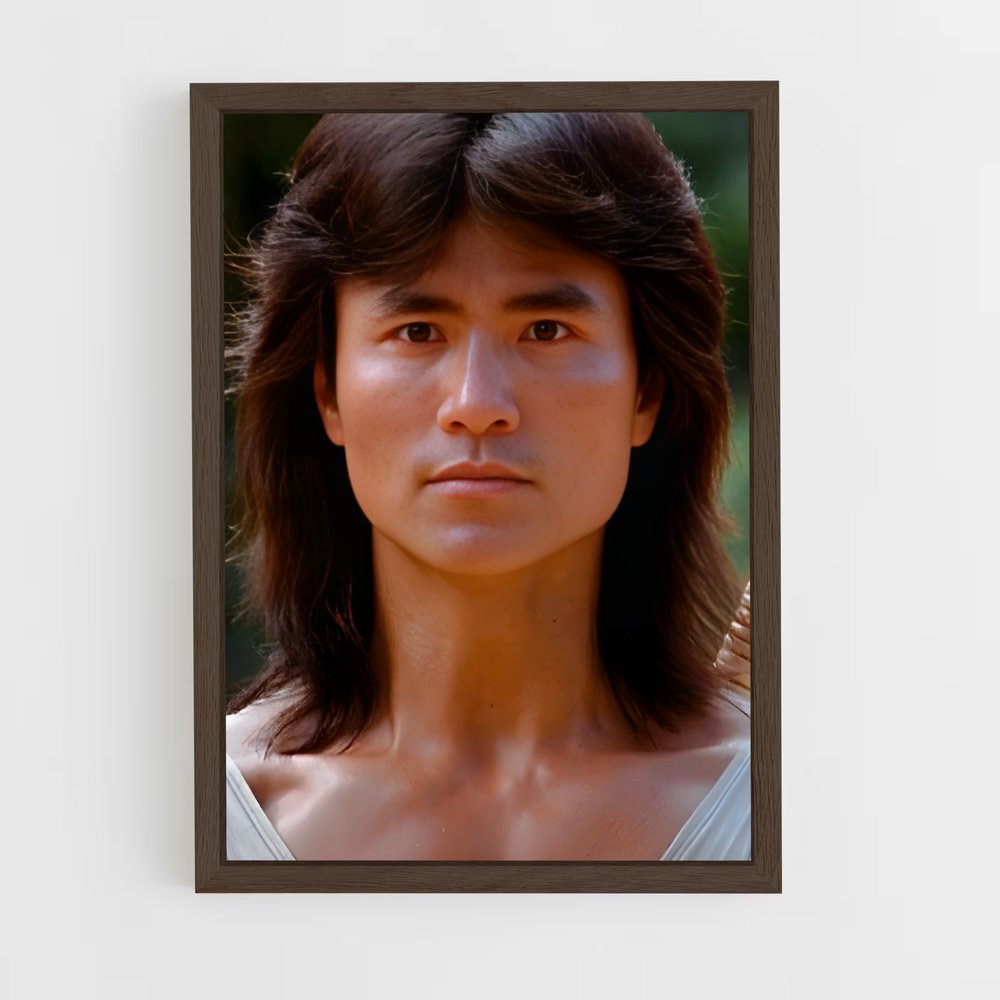ap-liu kang-4 cadre Bois foncé