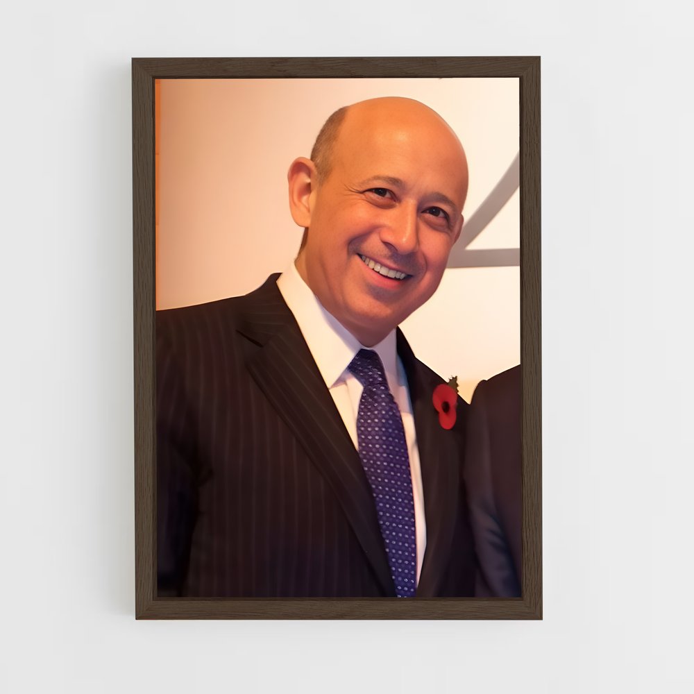 ap-lloyd blankfein-1 cadre Bois foncé