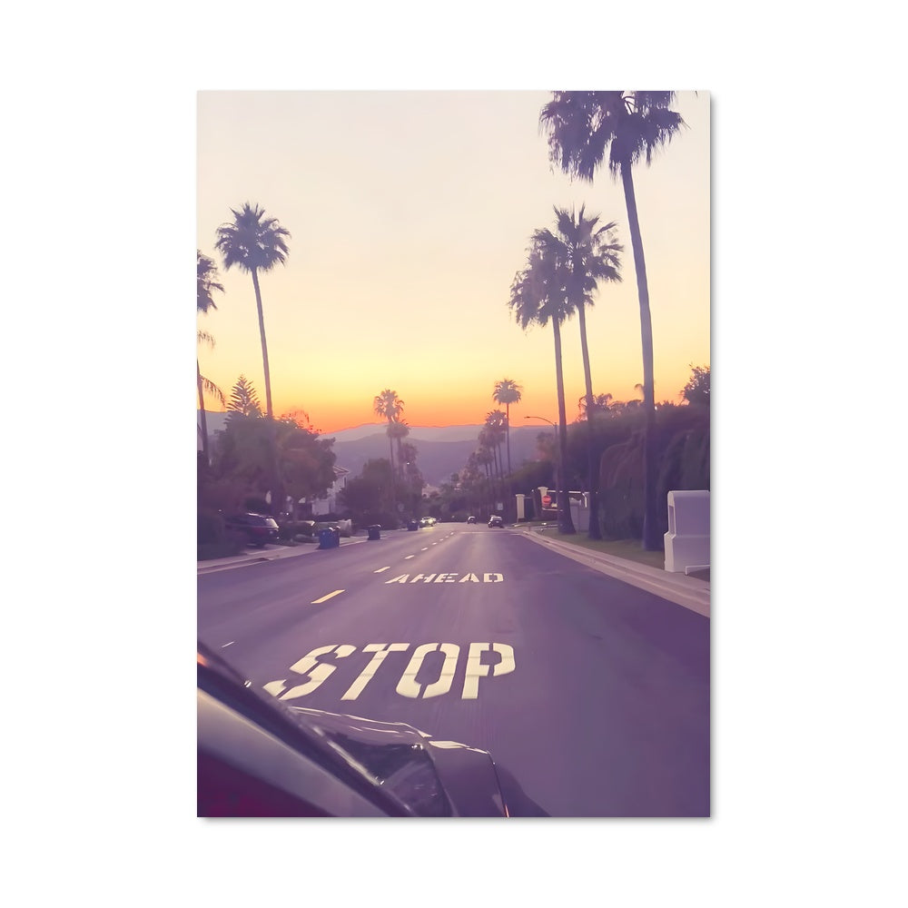 Poster Palms & Stop