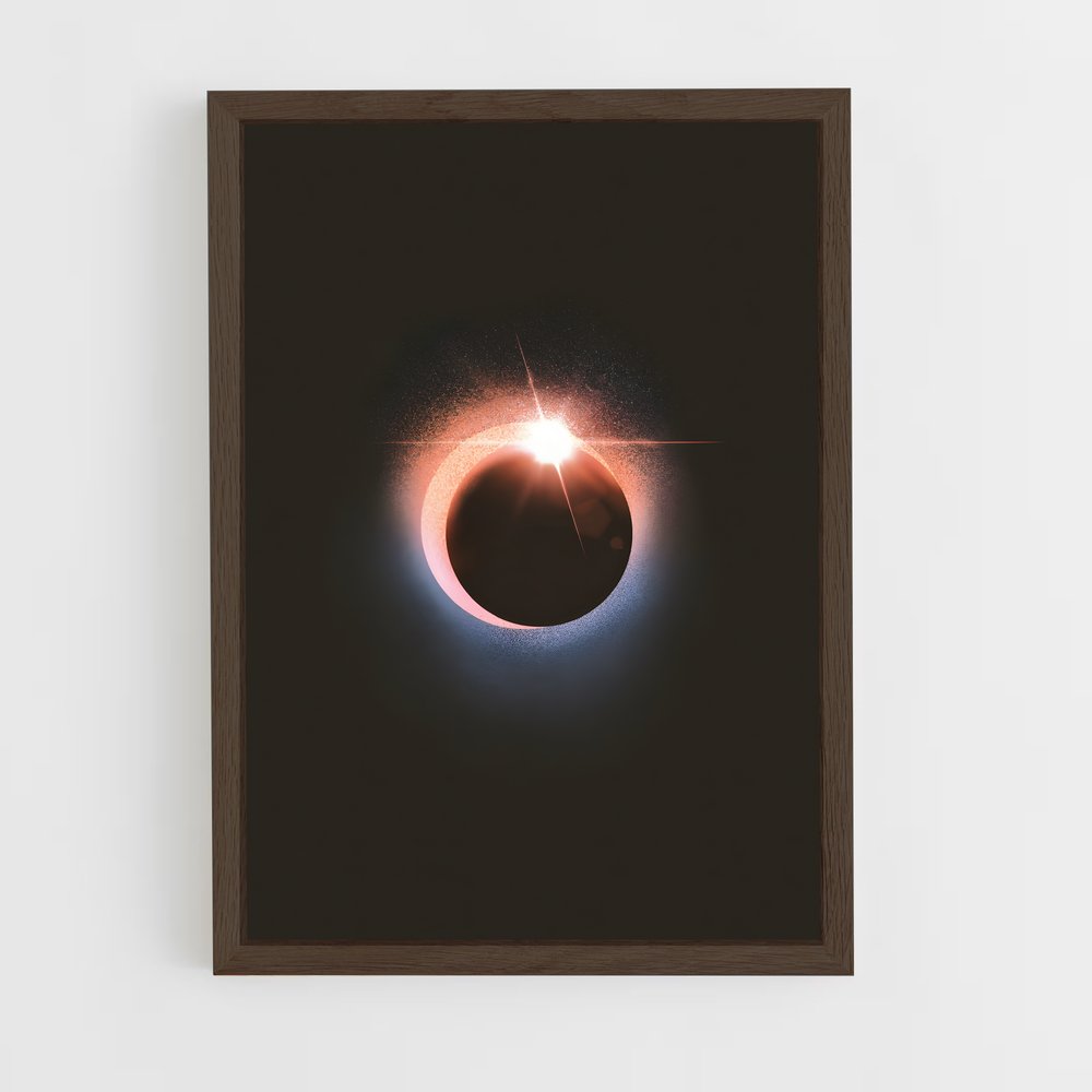 ap-lunar eclipse-2 cadre Bois foncé