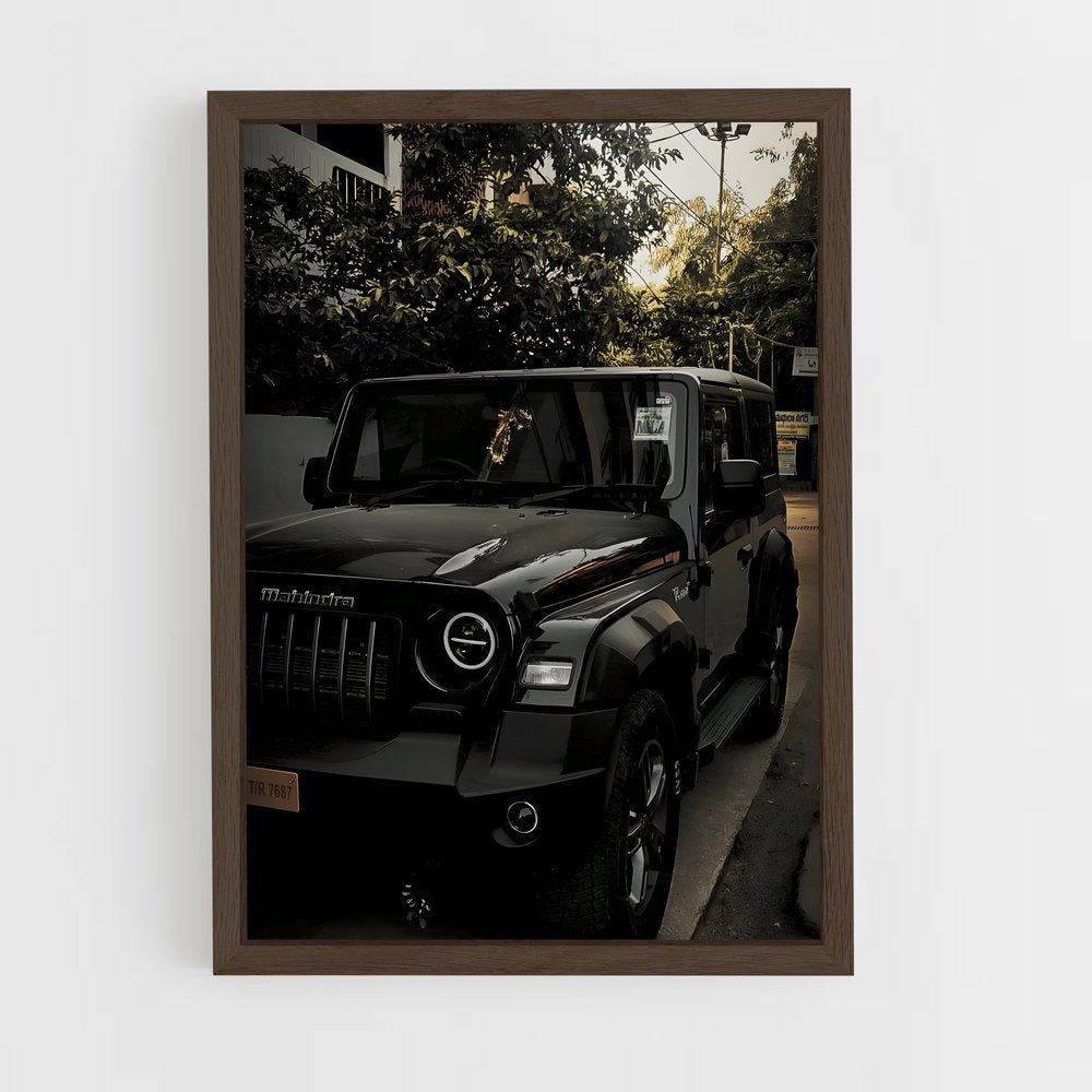ap-mahindra-6 cadre Bois foncé
