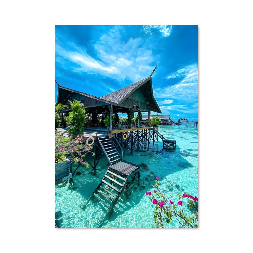 Poster Évasion Maldivienne