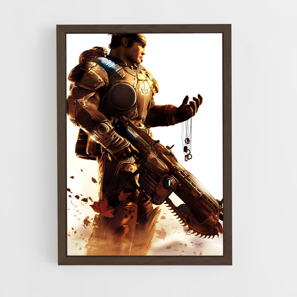 ap-marcus fenix-3 cadre Bois foncé