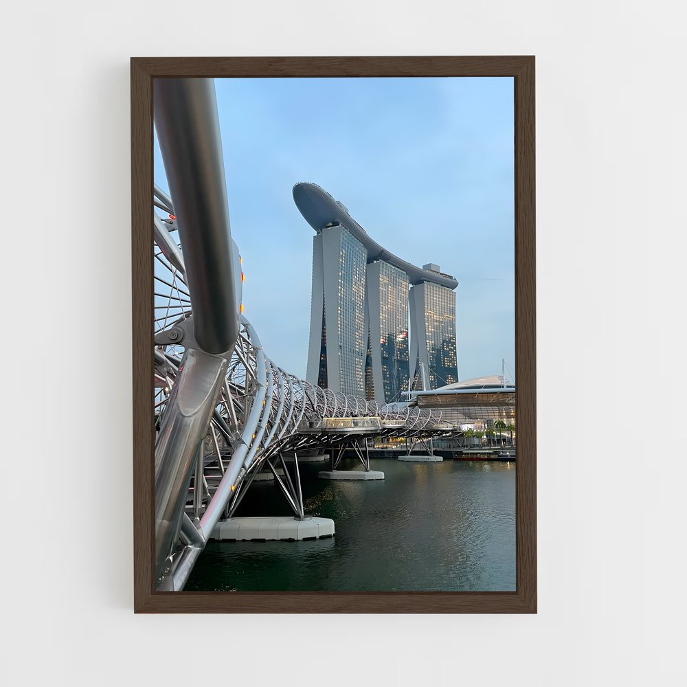 ap-marina bay sands-10 cadre Bois foncé