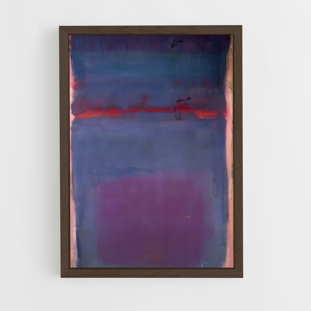 ap-mark rothko-6 cadre Bois foncé