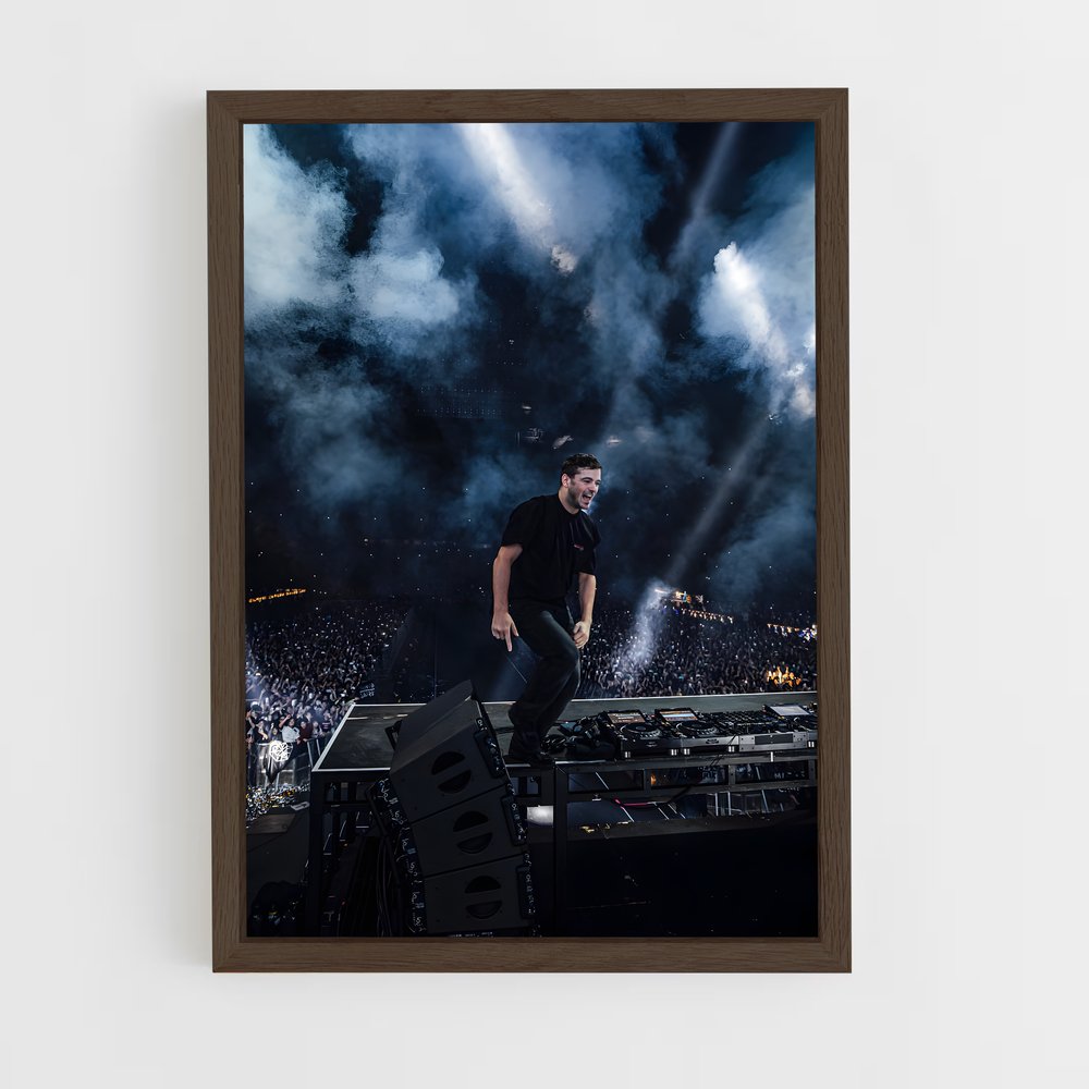 ap-martin garrix-8 cadre Bois foncé