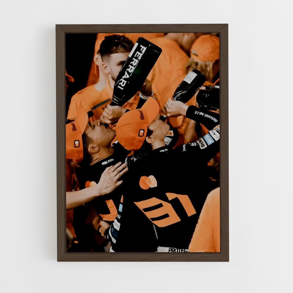 ap-mclaren f1 team-4 cadre Bois foncé