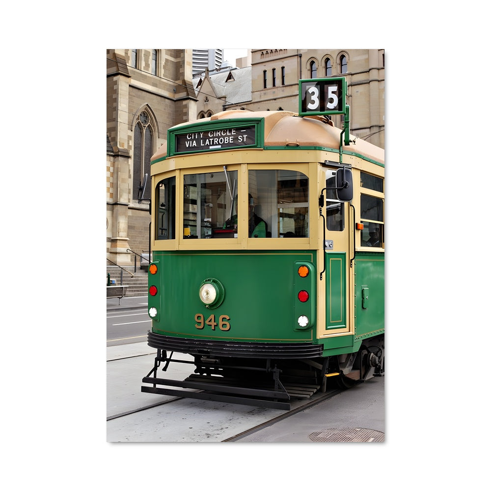 Poster Melbourne tram 81717