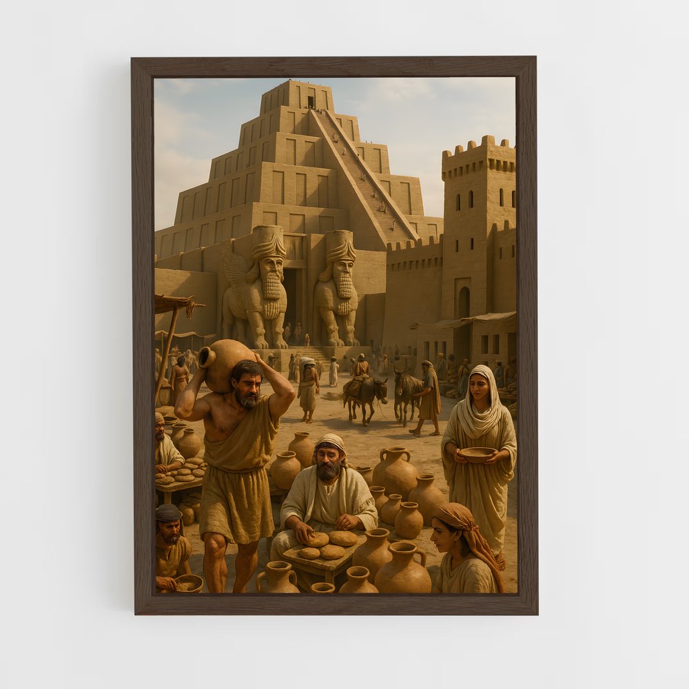 ap-mesopotamia-4 cadre Bois foncé