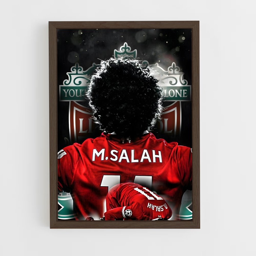 ap-mohamed salah-5 cadre Bois foncé